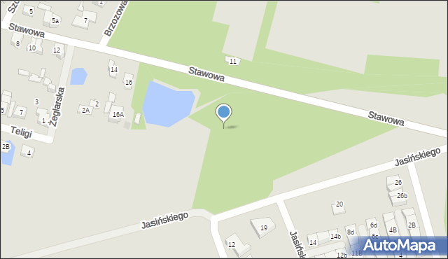 Marki, Stawowa, 28a, mapa Marki