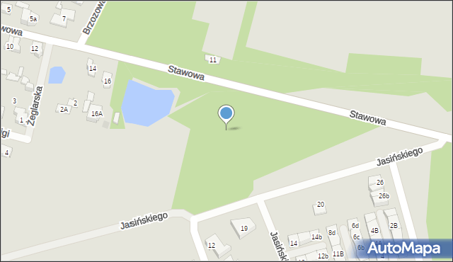 Marki, Stawowa, 30a, mapa Marki