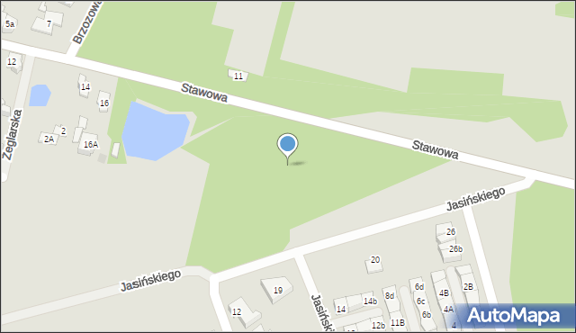 Marki, Stawowa, 32a, mapa Marki