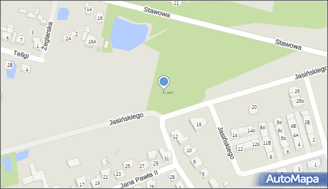 Marki, Stawowa, 40c, mapa Marki