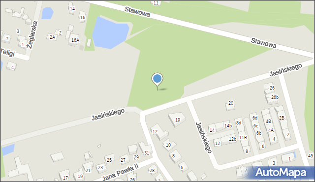 Marki, Stawowa, 42a, mapa Marki