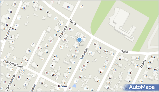 Marki, Stefana Batorego, 19A, mapa Marki