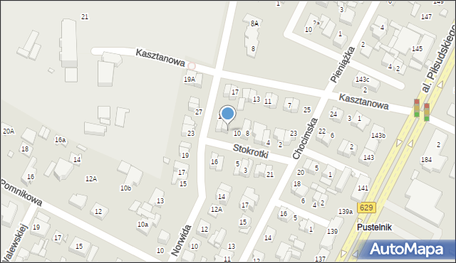 Marki, Stokrotki, 12, mapa Marki