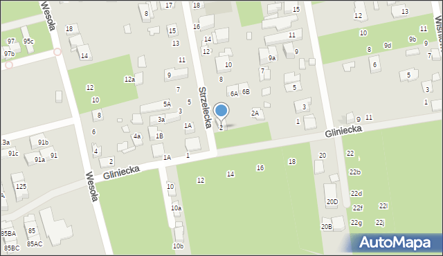 Marki, Strzelecka, 2, mapa Marki