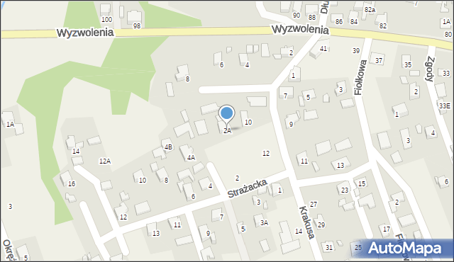 Marklowice, Strażacka, 2A, mapa Marklowice
