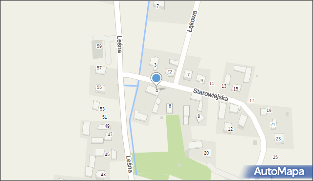 Marszowice, Starowiejska, 4, mapa Marszowice