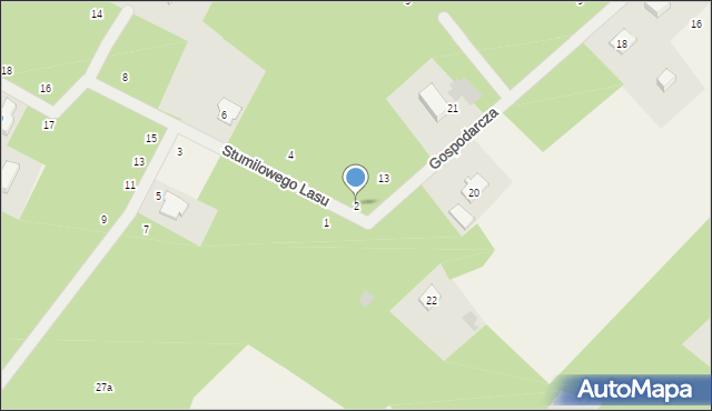 Marynin, Stumilowego Lasu, 2, mapa Marynin