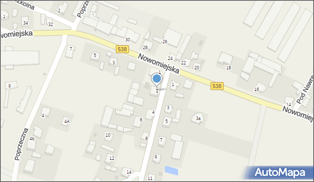 Marzęcice, Starowiejska, 2, mapa Marzęcice