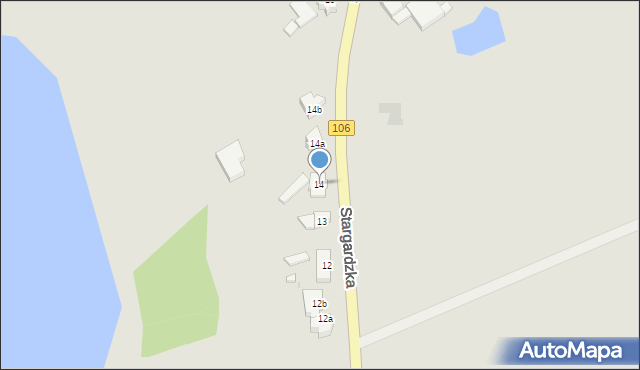 Maszewo, Stargardzka, 14, mapa Maszewo