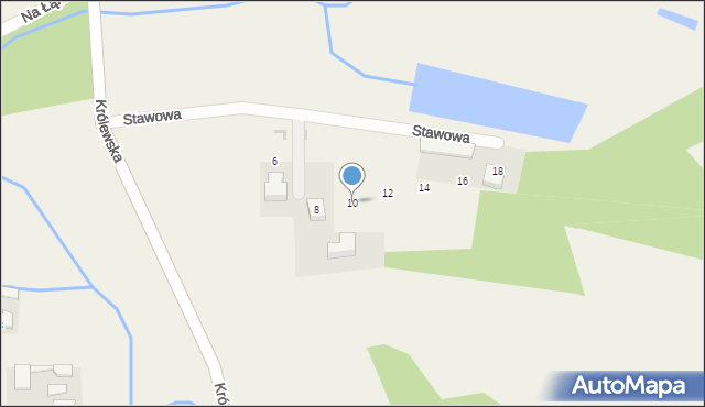 Maszków, Stawowa, 10, mapa Maszków