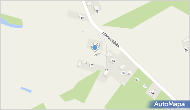 Maszków, Stawowa, 29, mapa Maszków