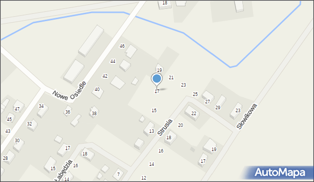 Mechlin, Strusia, 17, mapa Mechlin