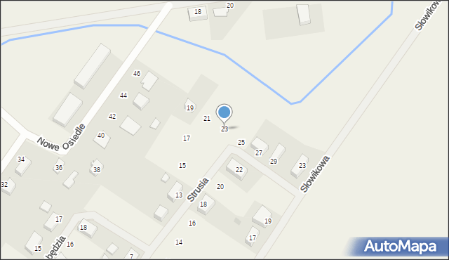 Mechlin, Strusia, 23, mapa Mechlin