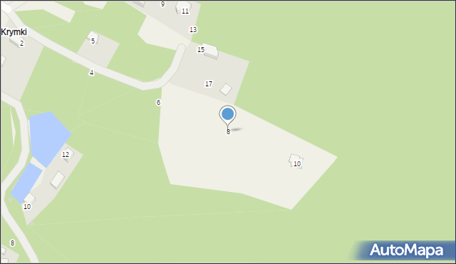 Michalin, Strumykowa, 8, mapa Michalin