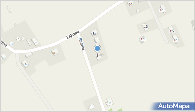 Miechucino, Stroma, 3, mapa Miechucino