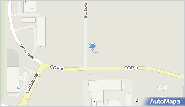 Mielec, Startowa, 2, mapa Mielca