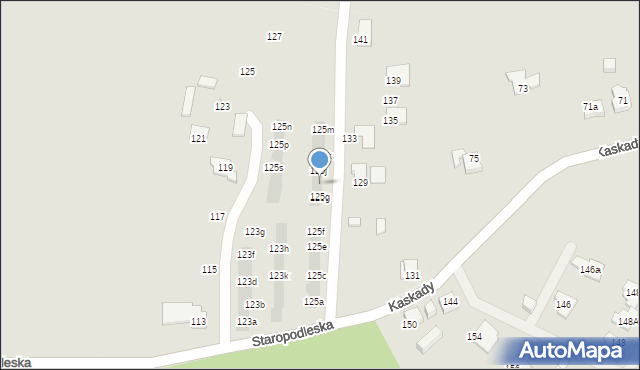 Mikołów, Staropodleska, 125h, mapa Mikołów