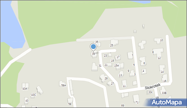 Mikołów, Stokrotek, 33, mapa Mikołów