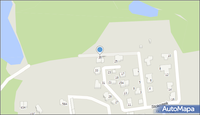 Mikołów, Stokrotek, 35, mapa Mikołów