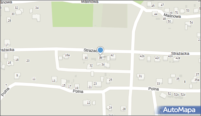 Mikołów, Strażacka, 36, mapa Mikołów