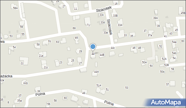 Mikołów, Strażacka, 44, mapa Mikołów