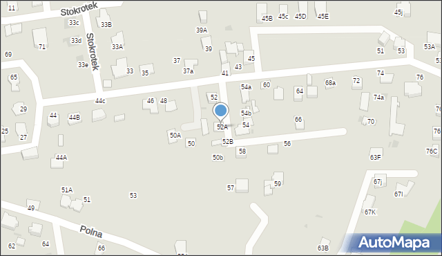 Mikołów, Strażacka, 52A, mapa Mikołów