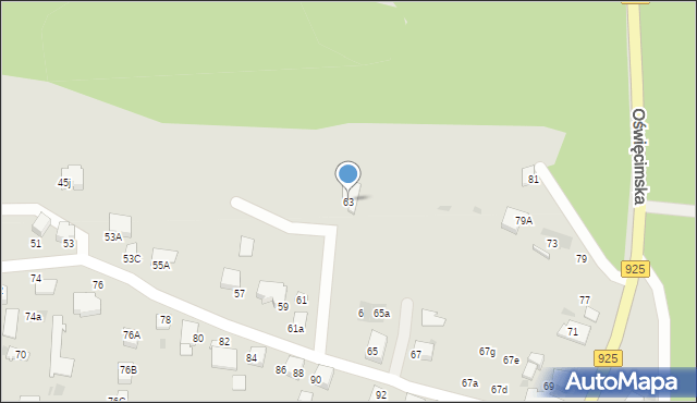 Mikołów, Strażacka, 63, mapa Mikołów