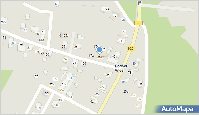 Mikołów, Strażacka, 67d, mapa Mikołów