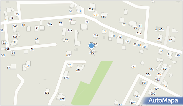 Mikołów, Strażacka, 76C, mapa Mikołów