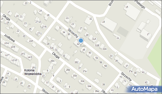 Mikołów, Strzechy, 44, mapa Mikołów