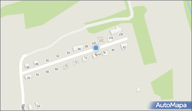 Mikołów, Starych Młynów, 76, mapa Mikołów