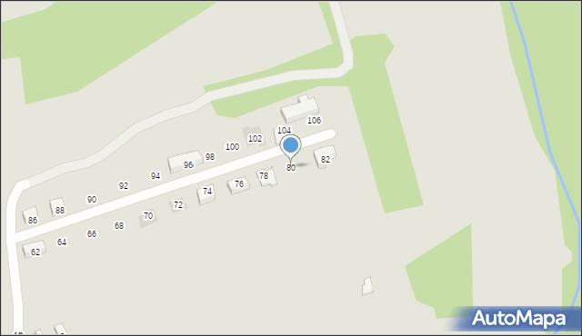 Mikołów, Starych Młynów, 80, mapa Mikołów