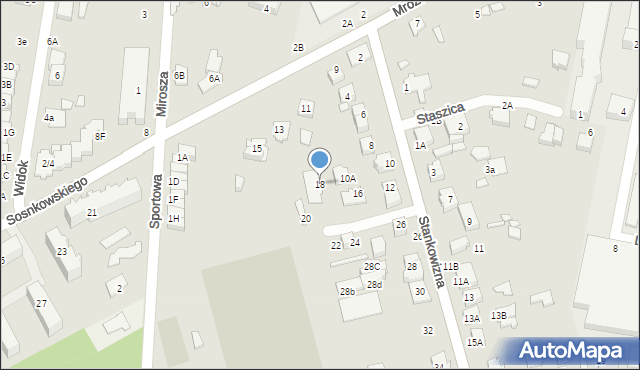 Mińsk Mazowiecki, Stankowizna, 18, mapa Mińsk Mazowiecki