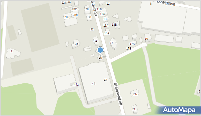 Mińsk Mazowiecki, Stankowizna, 40, mapa Mińsk Mazowiecki