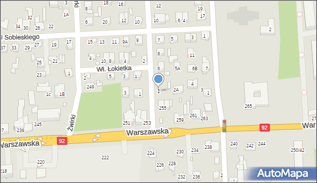 Mińsk Mazowiecki, Stefana Batorego, 2, mapa Mińsk Mazowiecki