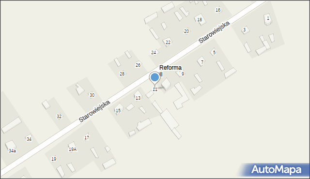 Mircze, Starowiejska, 11, mapa Mircze