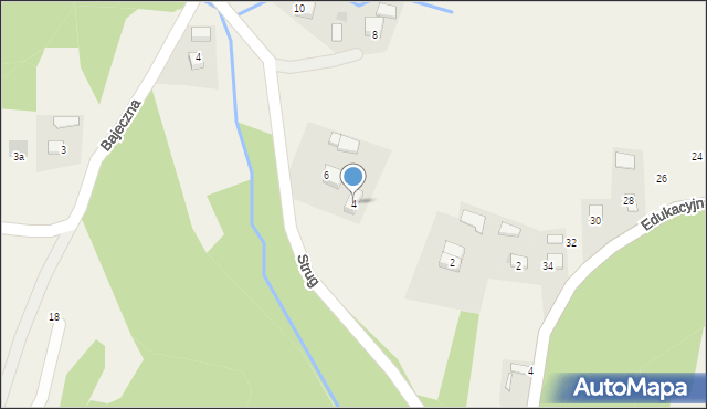 Mirów, Strug, 4, mapa Mirów