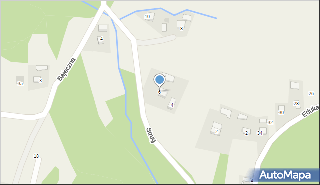 Mirów, Strug, 6, mapa Mirów