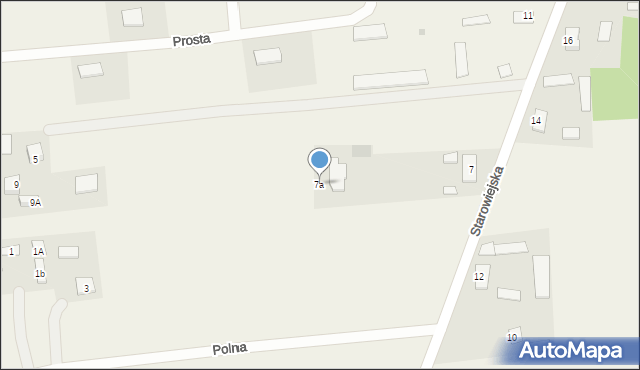 Miszewo Murowane, Starowiejska, 7a, mapa Miszewo Murowane