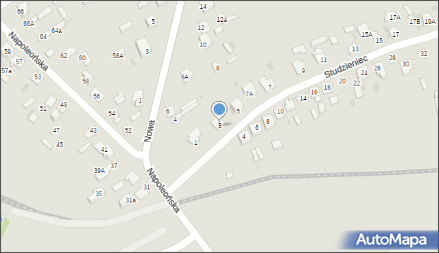 Mława, Studzieniec, 3, mapa Mława