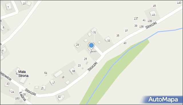 Młodziejowice, Stoczki, 27, mapa Młodziejowice