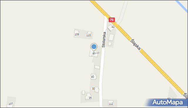 Młynka, Stolarska, 11, mapa Młynka