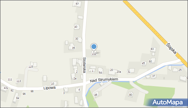 Młynka, Stolarska, 4, mapa Młynka