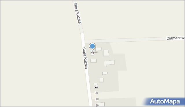 Mochle, Stara Kuźnia, 24, mapa Mochle