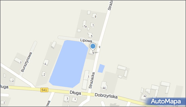 Mochowo-Parcele, Strażacka, 3, mapa Mochowo-Parcele