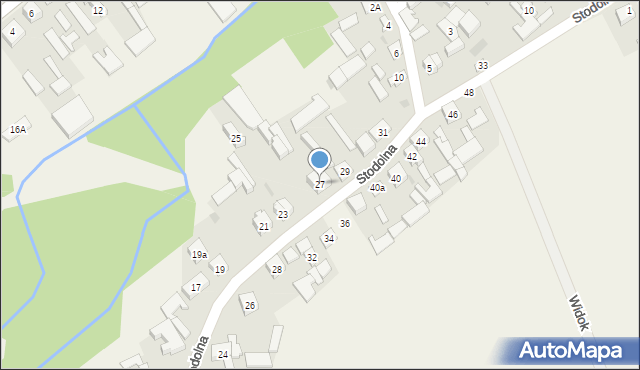Mokobody, Stodolna, 27, mapa Mokobody