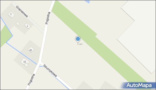 Mokre, Strumykowa, 10b, mapa Mokre