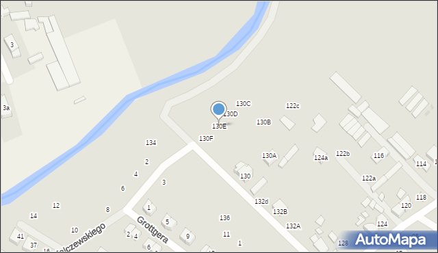Mosina, Strzelecka, 130E, mapa Mosina