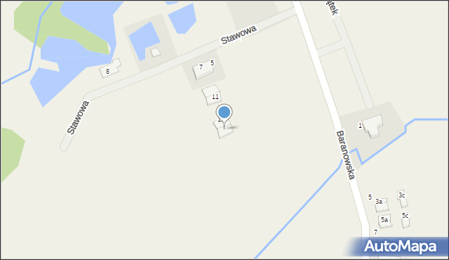 Mroczeń, Stawowa, 15, mapa Mroczeń