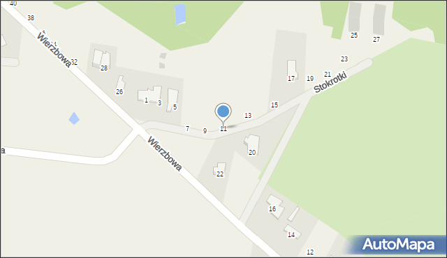 Murowaniec, Stokrotki, 11, mapa Murowaniec
